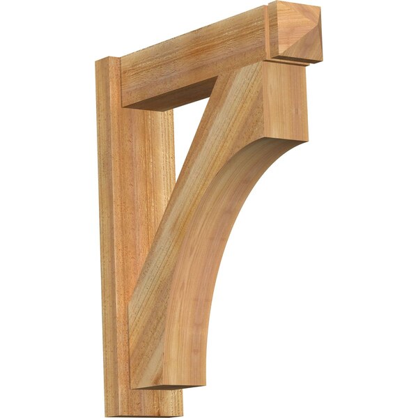 Ekena Millwork Westlake Rough Sawn Arts and Crafts Outlooker, Western Red Cedar, 6"W x 24"D x 28"H OUT06X24X28WTL03RWR - main